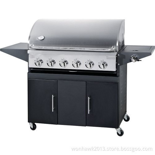 Coating Gas Grill BBQ with Cabient